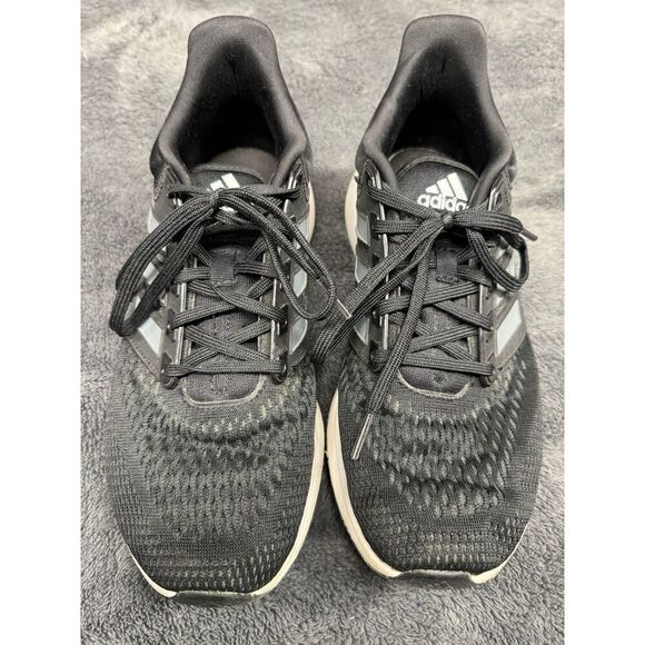 Adidas PrimeGreen Men’s 8 Athletic Shoes in good shape. Color is black. - Picture 3 of 4